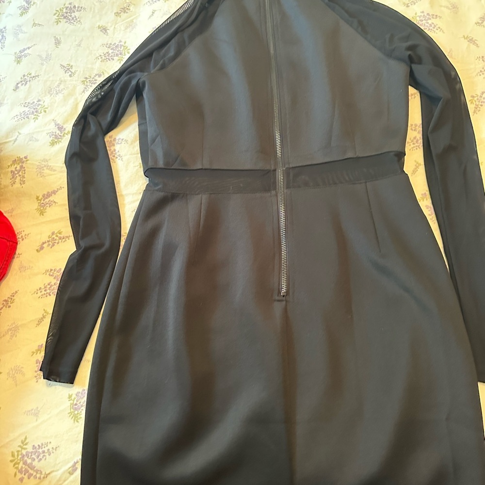 L'ATISTE Black Long Sleeve Dress